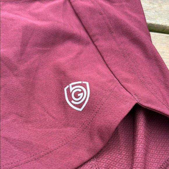 Goal Five Excel shorts size M Burgundy and Gray - Picture 2 of 5